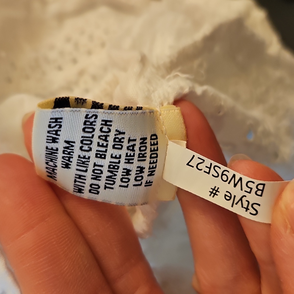 Dylan White "High Line" Patchwork Eyelet & Croche… - image 5